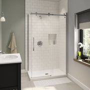 Maax B3X 4836 Acrylic Corner Right Shower Base with Center Drain in White