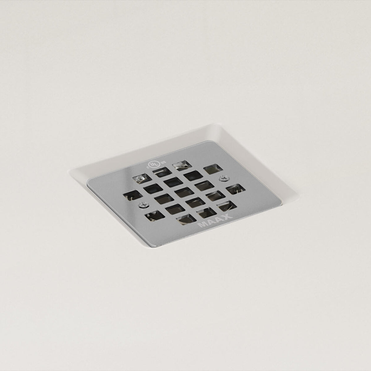 Maax B3X 6036 Acrylic Corner Left Shower Base with Center Drain in White - image 2