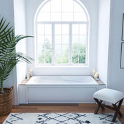 Maax Baccarat 72 x 36 Acrylic Drop-in End Drain Bathtub in White