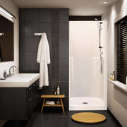 Maax Biarritz 85 36 x 35 AcrylX Alcove Center Drain One-Piece Shower in White