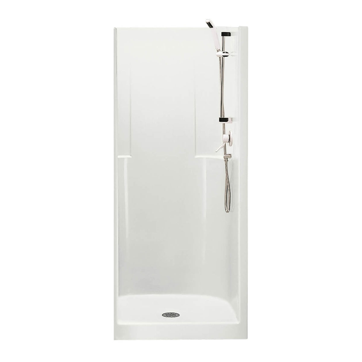 Maax Biarritz 85 36 x 35 AcrylX Alcove Center Drain One-Piece Shower in White - image 2