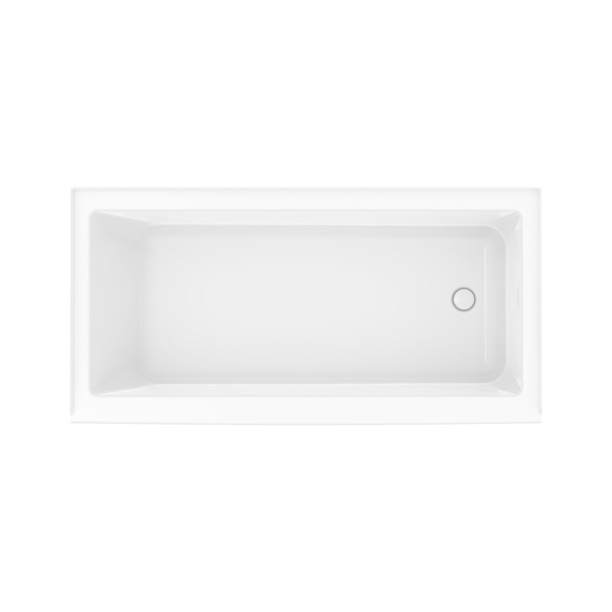 Maax Bosca 6030 IFS AFR Acrylic Alcove Bathtub in White with Linear Overflow - image 8
