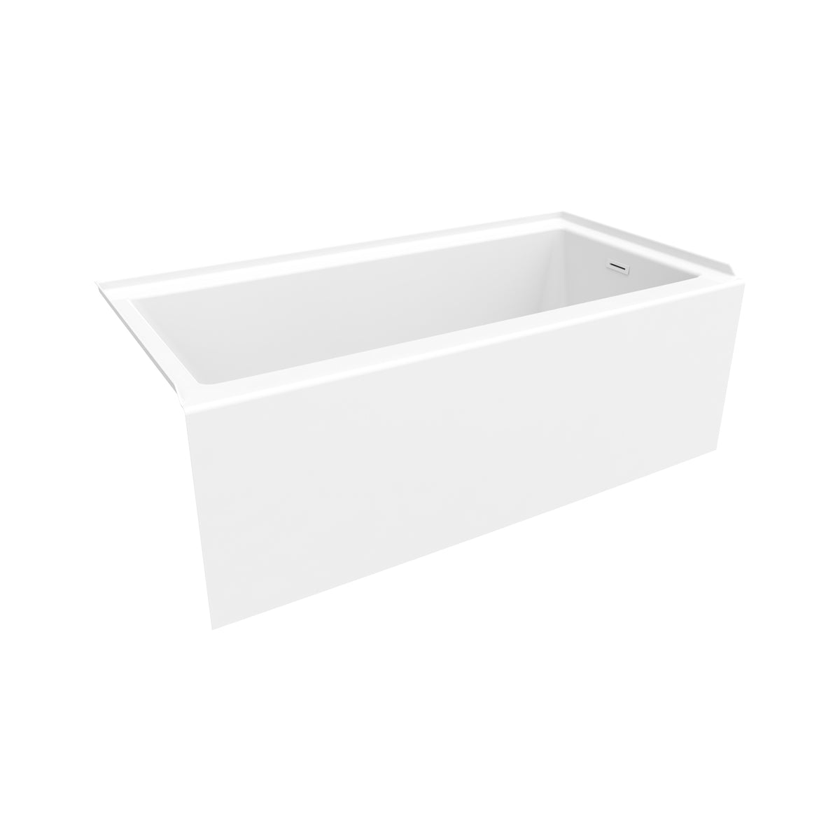 Maax Bosca 6030 IFS AFR Acrylic Alcove Bathtub in White with Linear Overflow - image 9