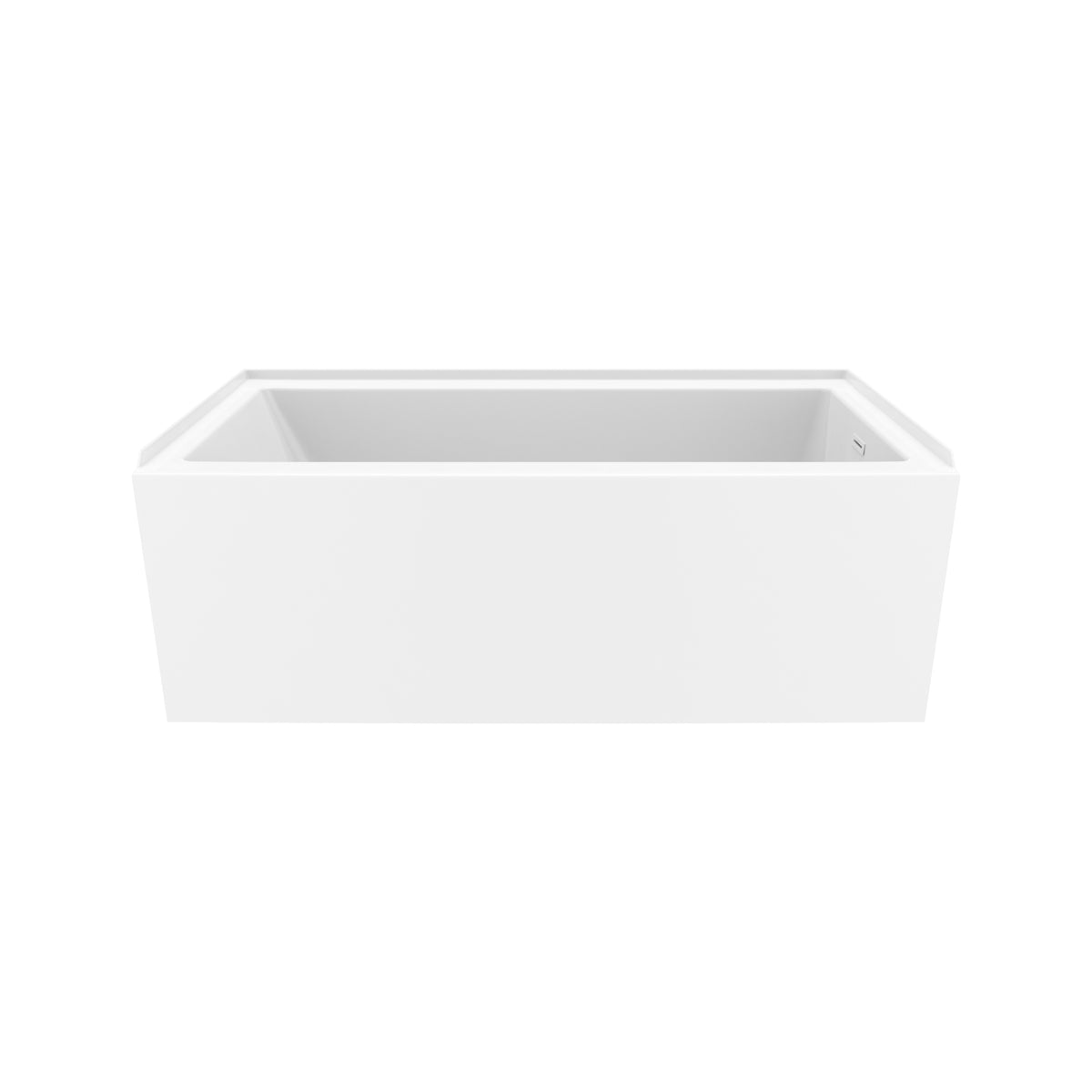 Maax Bosca 6032 AFR Acrylic Alcove Bathtub in White with Linear Overflow - image 7