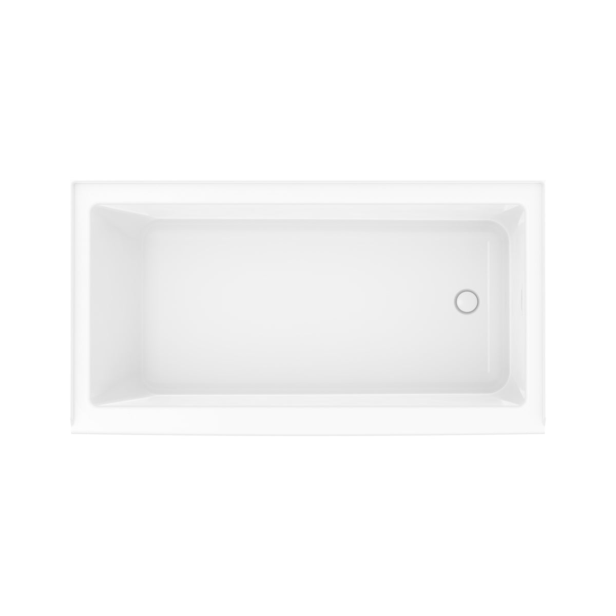 Maax Bosca 6032 AFR Acrylic Alcove Bathtub in White with Linear Overflow - image 8