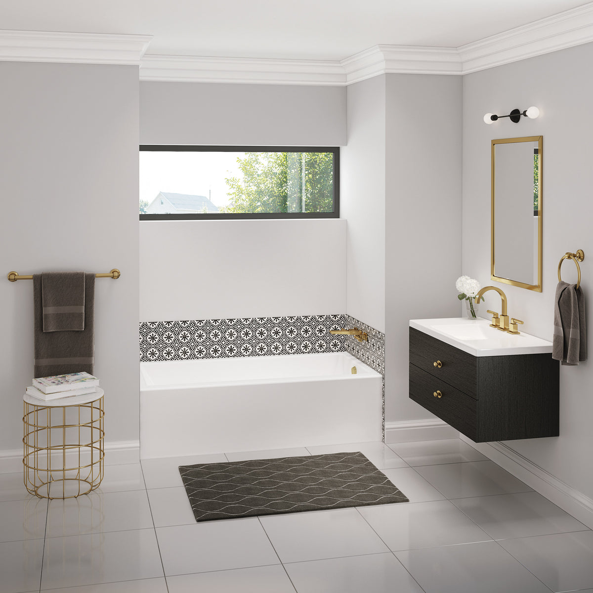 Maax Bosca Access 6030 Acrylic Alcove Bathtub in White - image 6