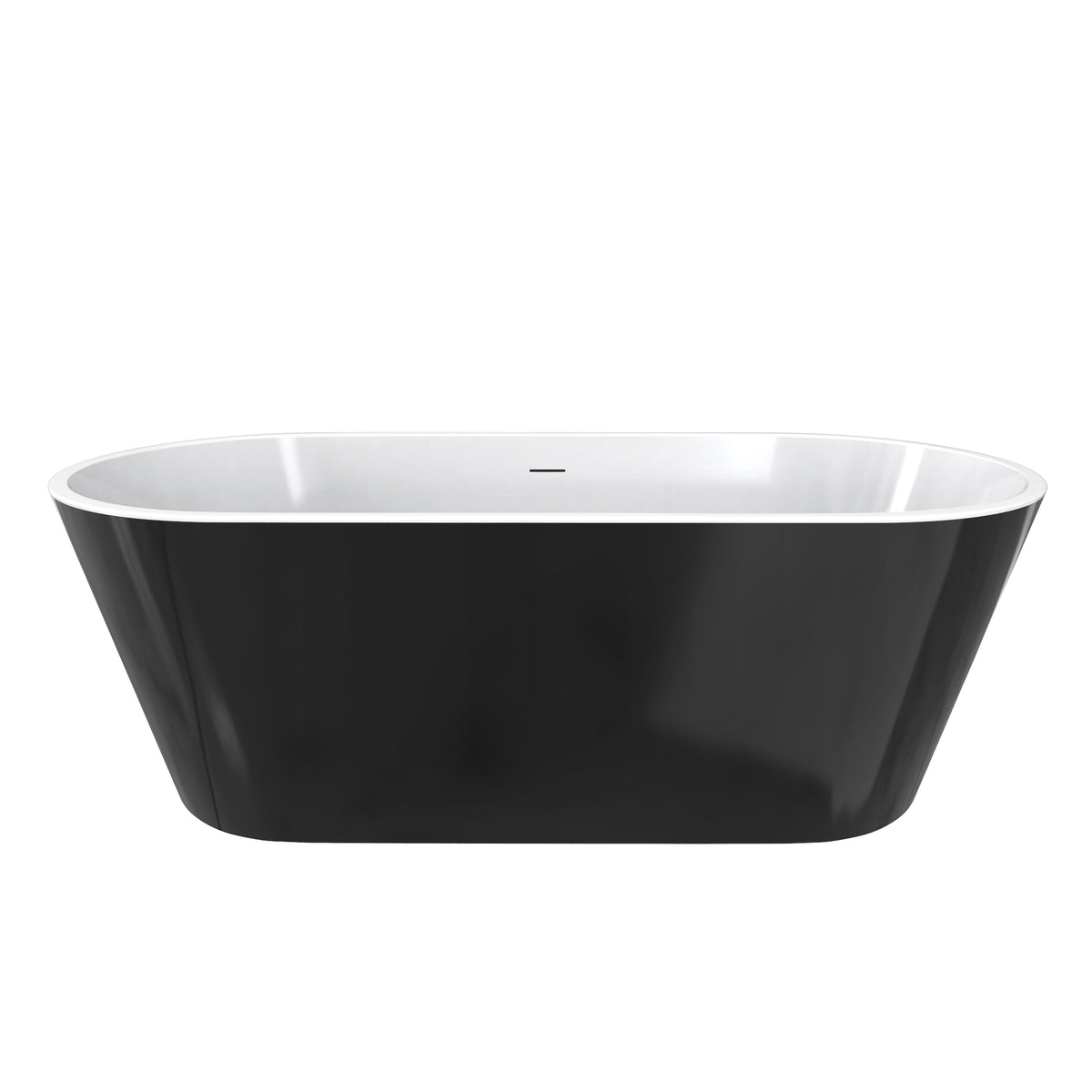 Maax Calinda 67 x 31 Acrylic Freestanding Oval Center Drain Bathtub in White - image 6
