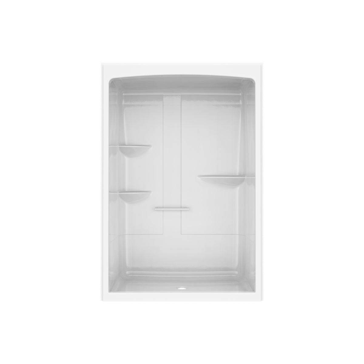 Maax Camelia SHR-6034 Acrylic Alcove Left and Right Molded Seat One-Piece Shower in White - image 23