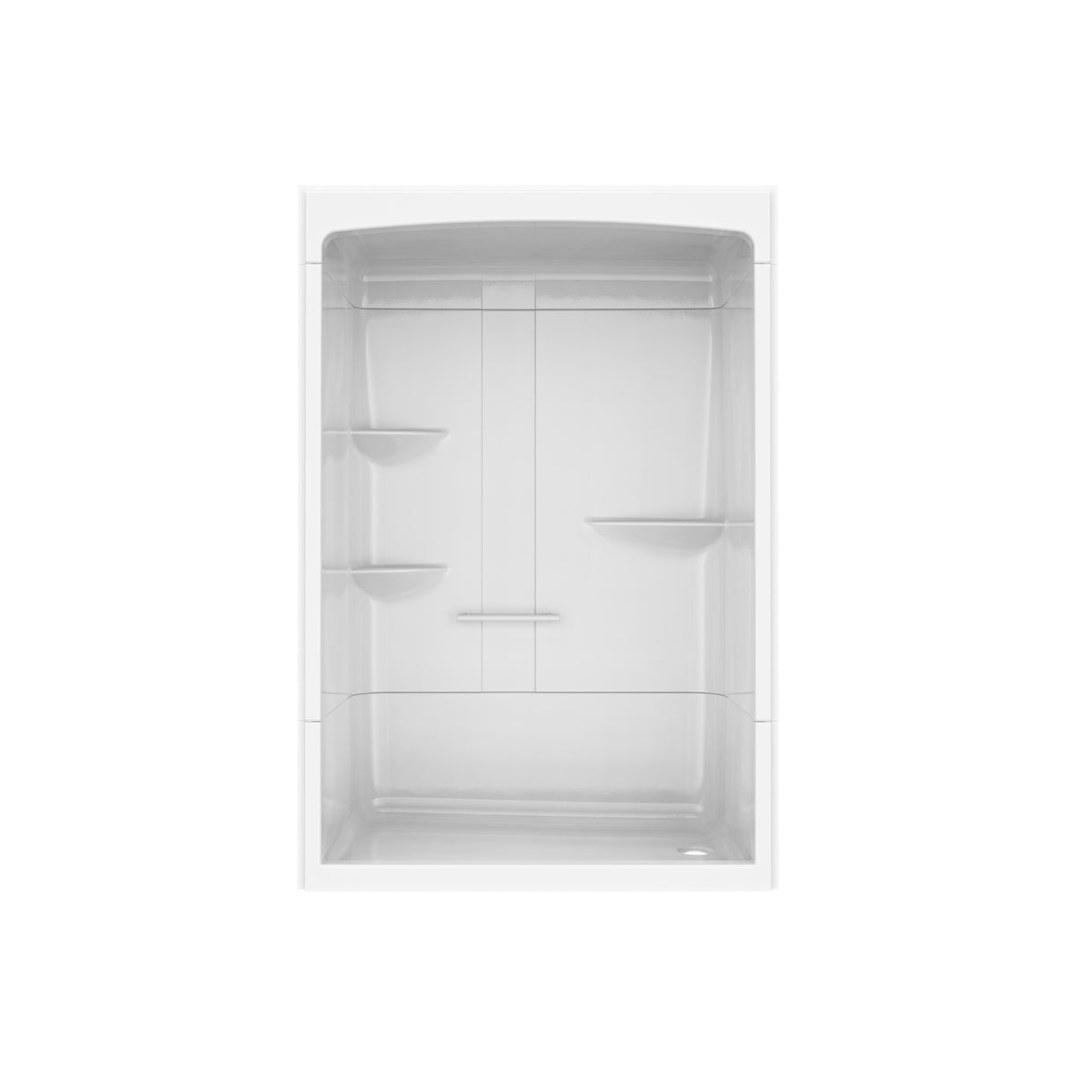 Maax Camelia SHR-6034 Acrylic Alcove Left Molded Seat Three-Piece Shower in White - image 18