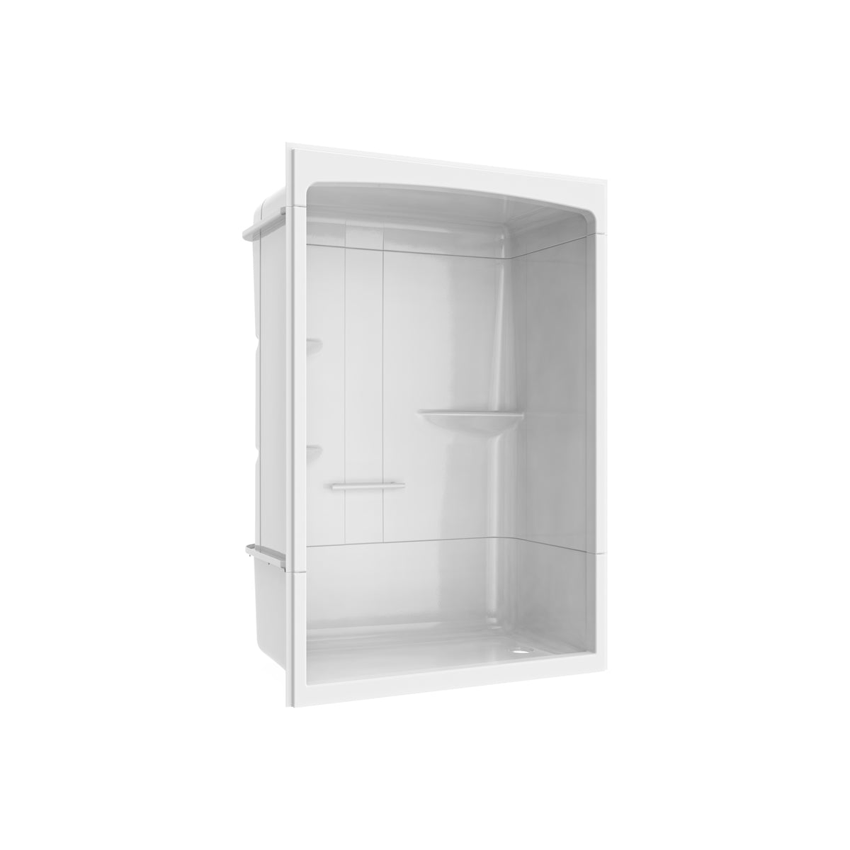 Maax Camelia SHR-6034 Acrylic Alcove Left Molded Seat Three-Piece Shower in White - image 20