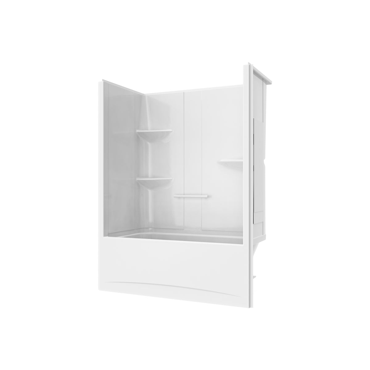 Maax Camelia TS-6032 Acrylic Alcove One-Piece Tub Shower in White - image 4