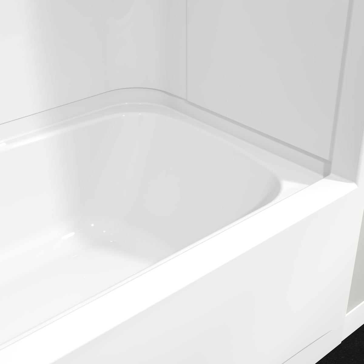Maax Camelia TS-6032 Acrylic Alcove One-Piece Tub Shower in White - image 5