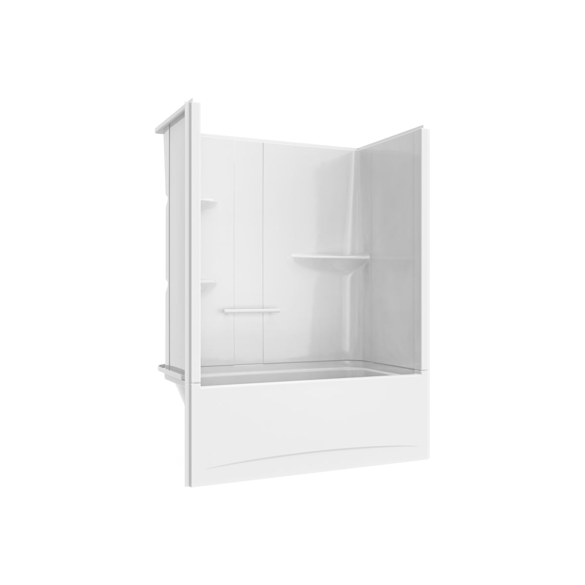 Maax Camelia TS-6032 Acrylic Alcove Two-Piece Tub Shower in White - image 9