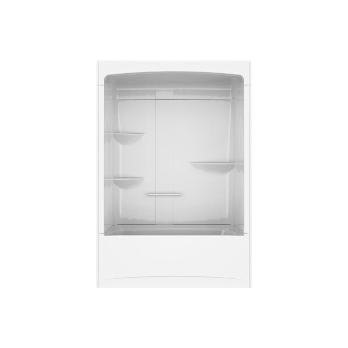 Maax Camelia TSR-6032 Acrylic Alcove Three-Piece Tub Shower in White - image 2