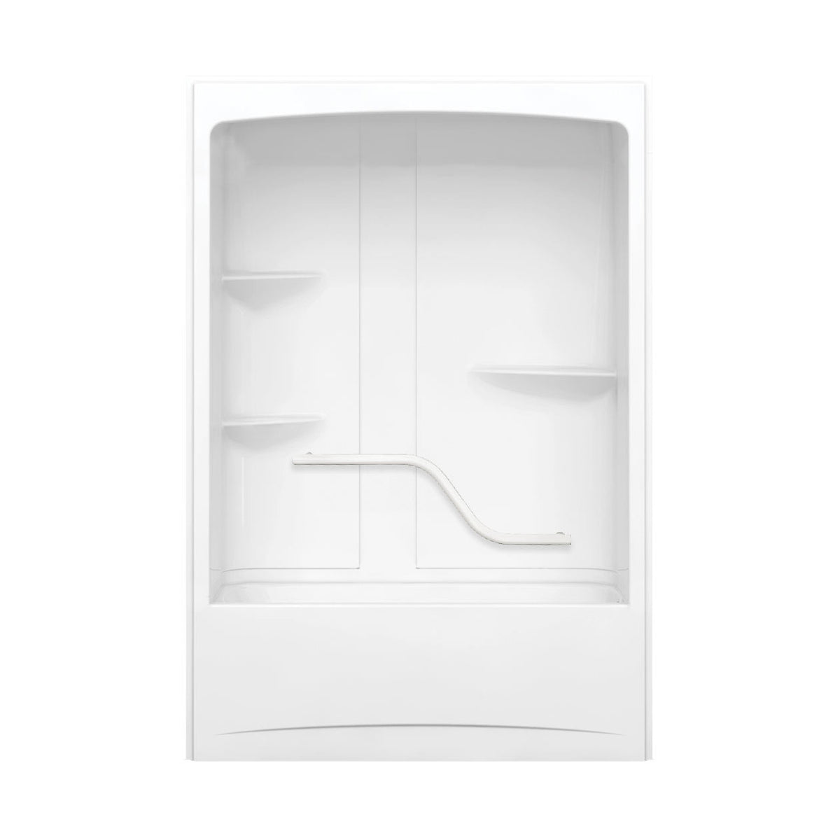 Maax Camelia TSR-6032 AFR Acrylic Alcove One-Piece Tub Shower in White - image 3