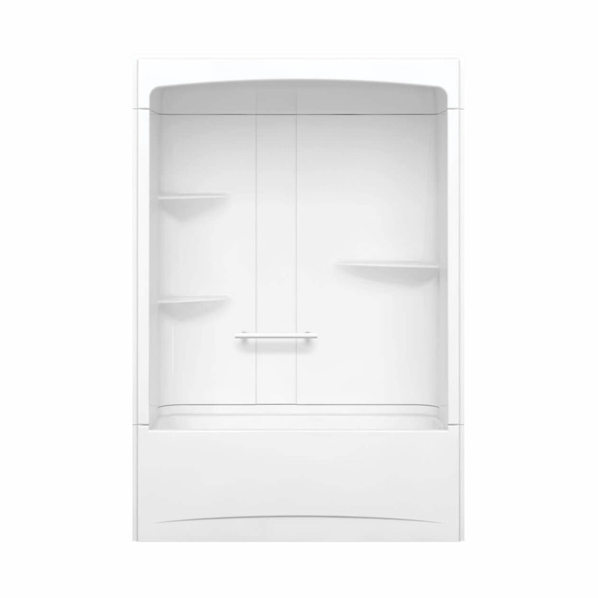 Maax Camelia TSR-6032 AFR Acrylic Alcove Three-Piece Tub Shower in White - image 3