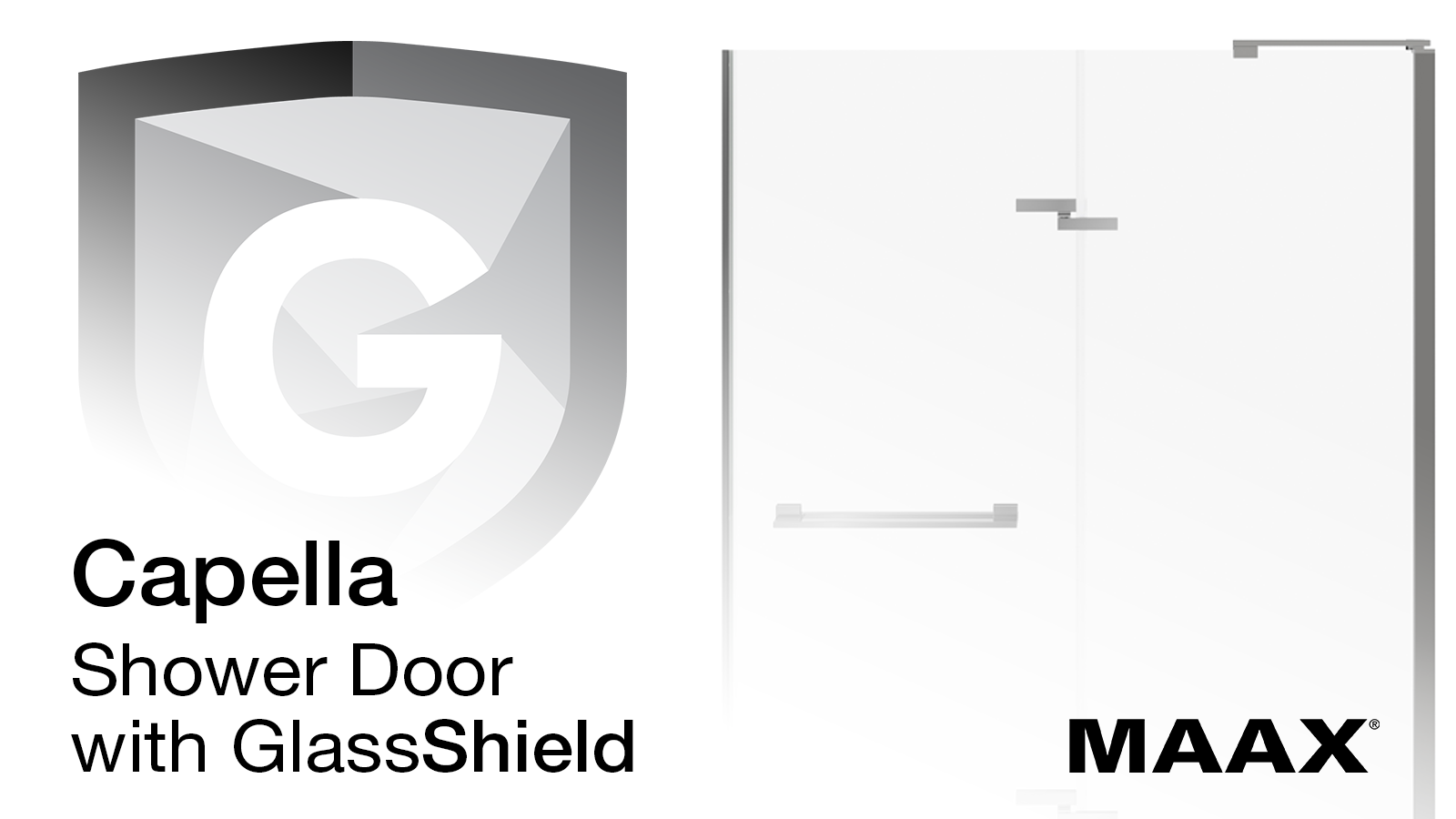 Capella 78 Screen and Return Panel for 36 in. Base with GlassShield® glass in Chrome - Plumbing Market