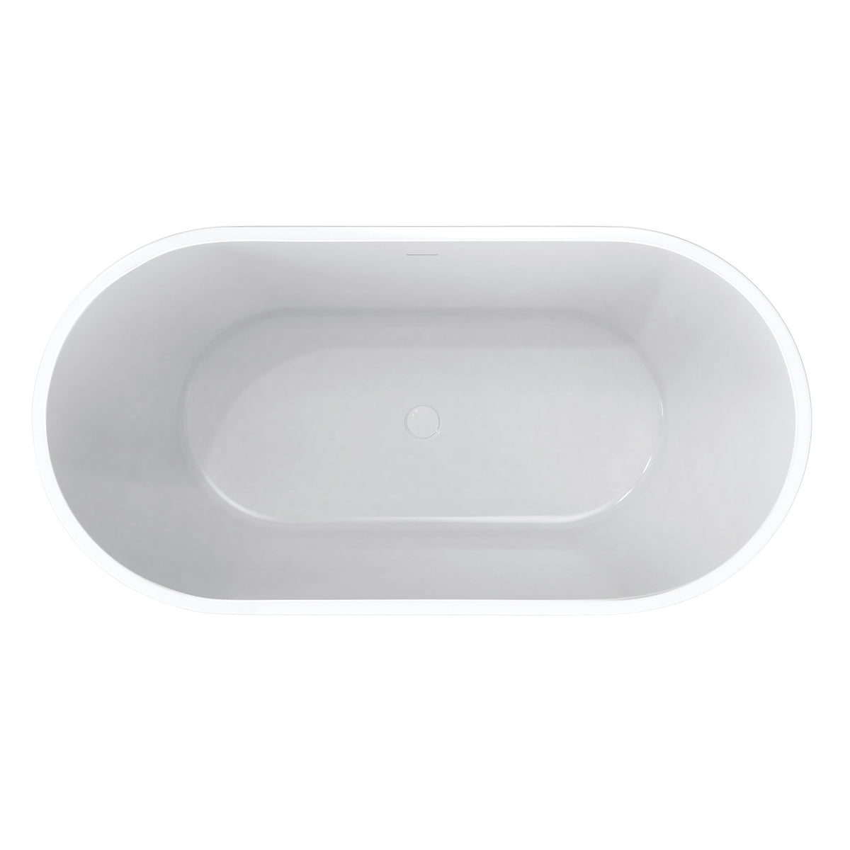 Maax Chorale 60 x 30 Acrylic Freestanding Center Drain Bathtub in White with White Skirt - image 5