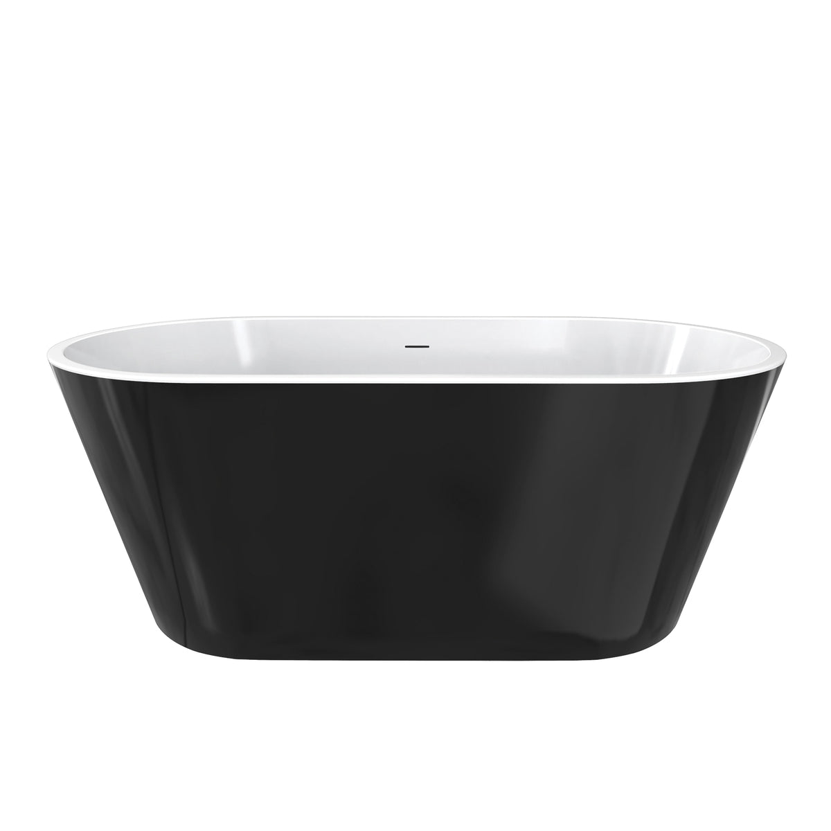 Maax Chorale 60 x 30 Acrylic Freestanding Center Drain Bathtub in White with White Skirt - image 8