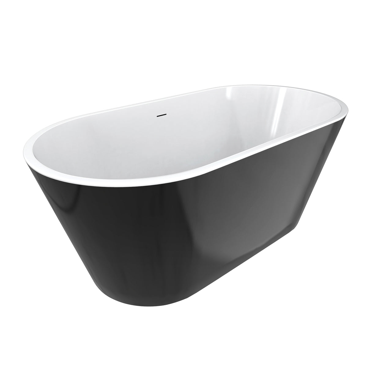 Maax Chorale 60 x 30 Acrylic Freestanding Center Drain Bathtub in White with White Skirt - image 9