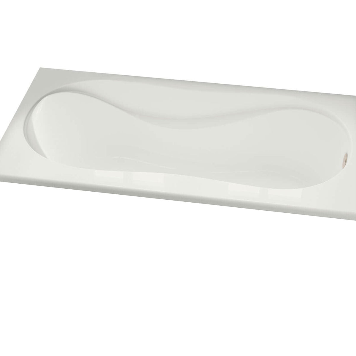 Maax Cocoon 6636 Acrylic Drop-in End Drain Bathtub in White - image 3