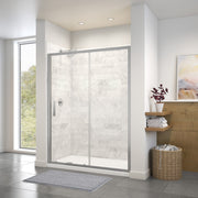 Maax Connect 57-58 ½ x 72 in 6mm Sliding Shower Door for Alcove Installation