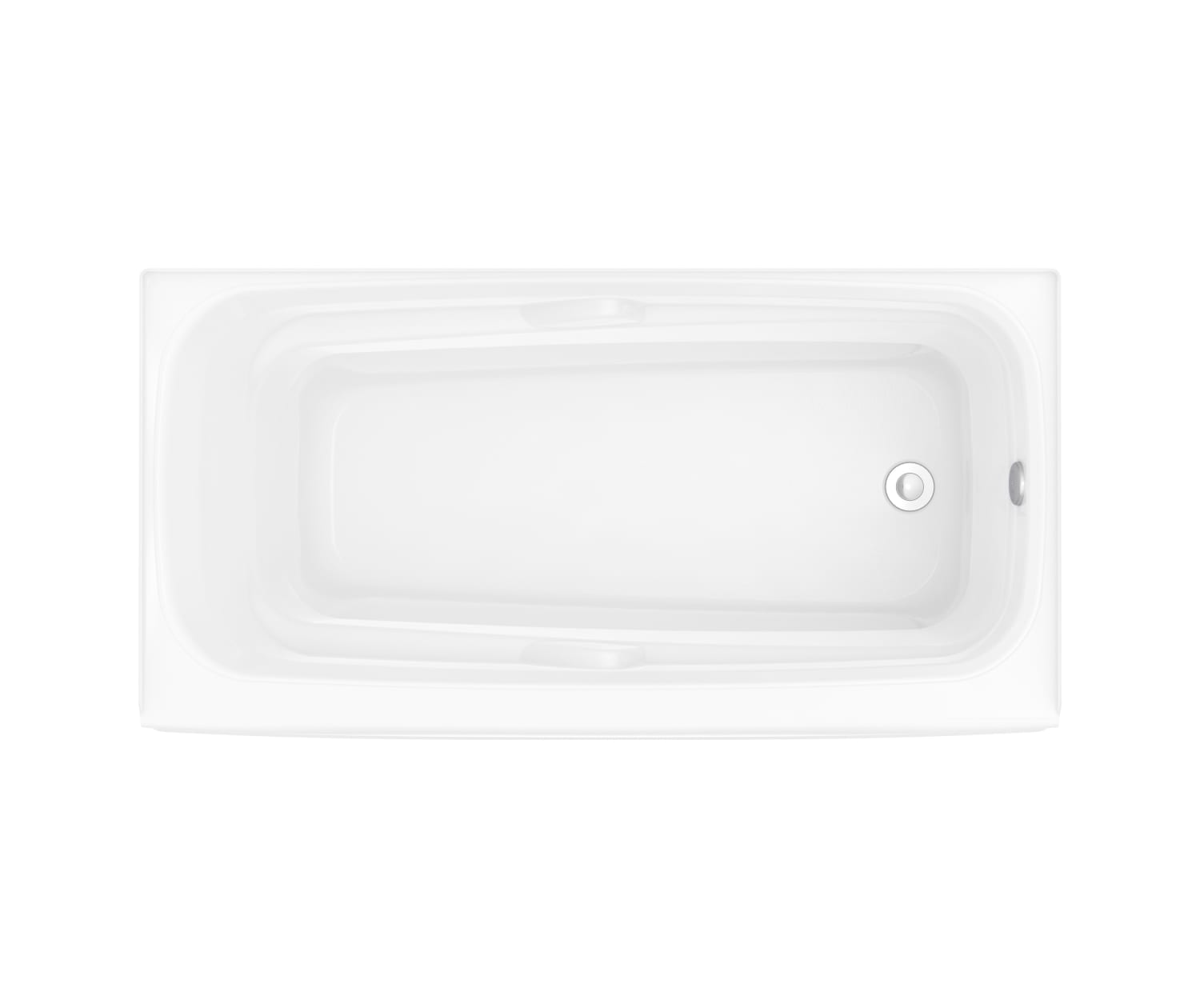 Corinthia II 60 x 30 Acrylic Alcove Left-Hand Drain Bathtub in White - Plumbing Market