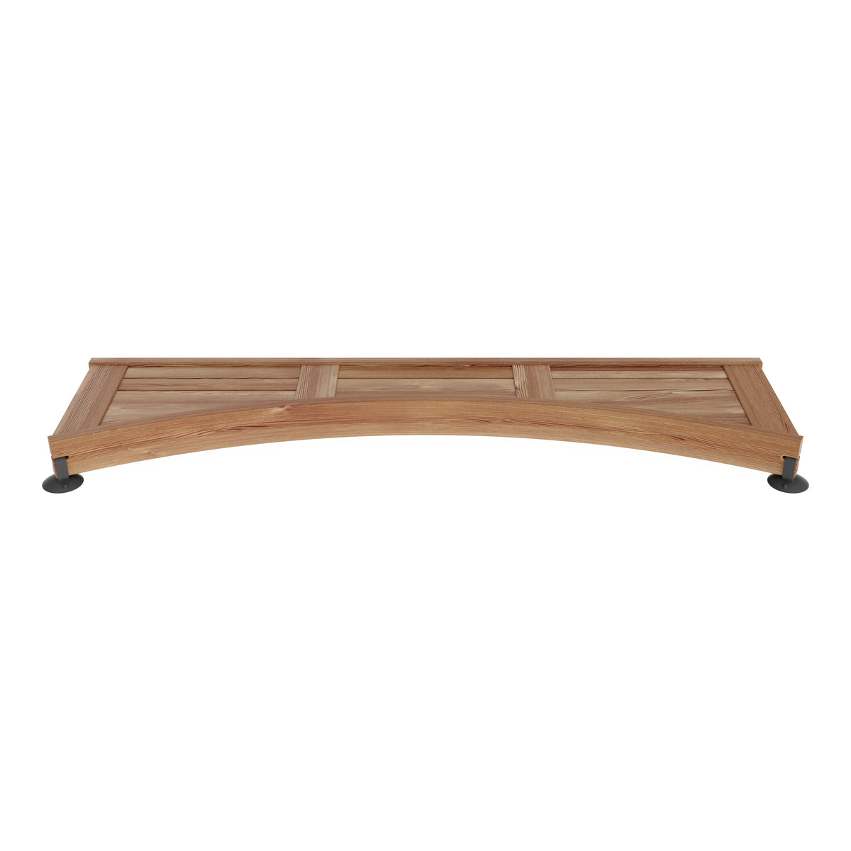 Maax Curved Teak Shower Seat 60 in. - image 2