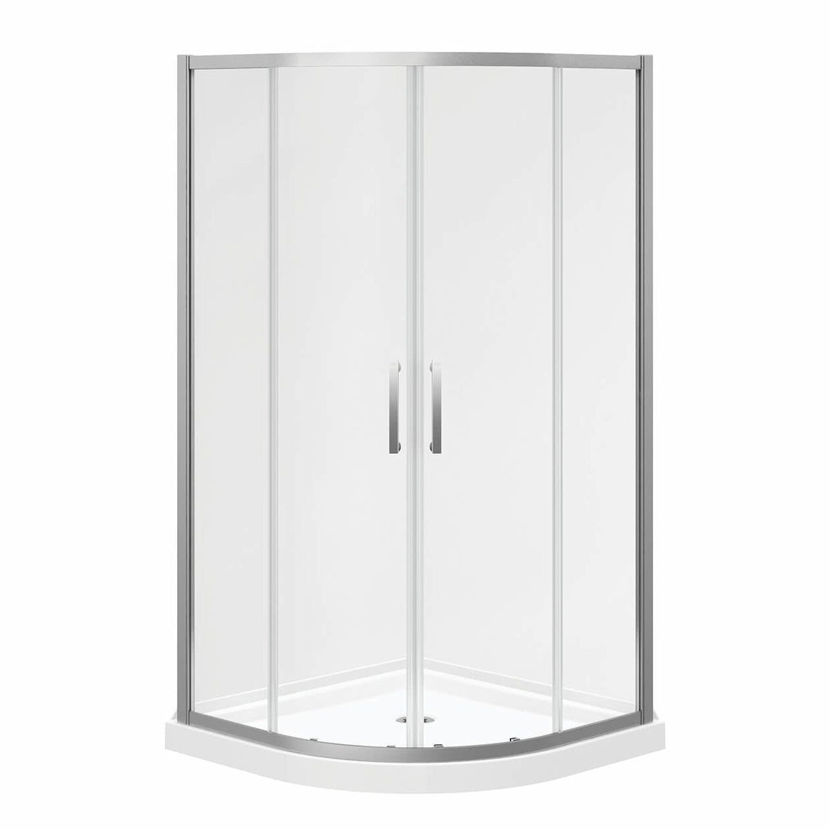 Maax Daisy 38 x 38 Acrylic Center Drain Shower Kit in White - image 4
