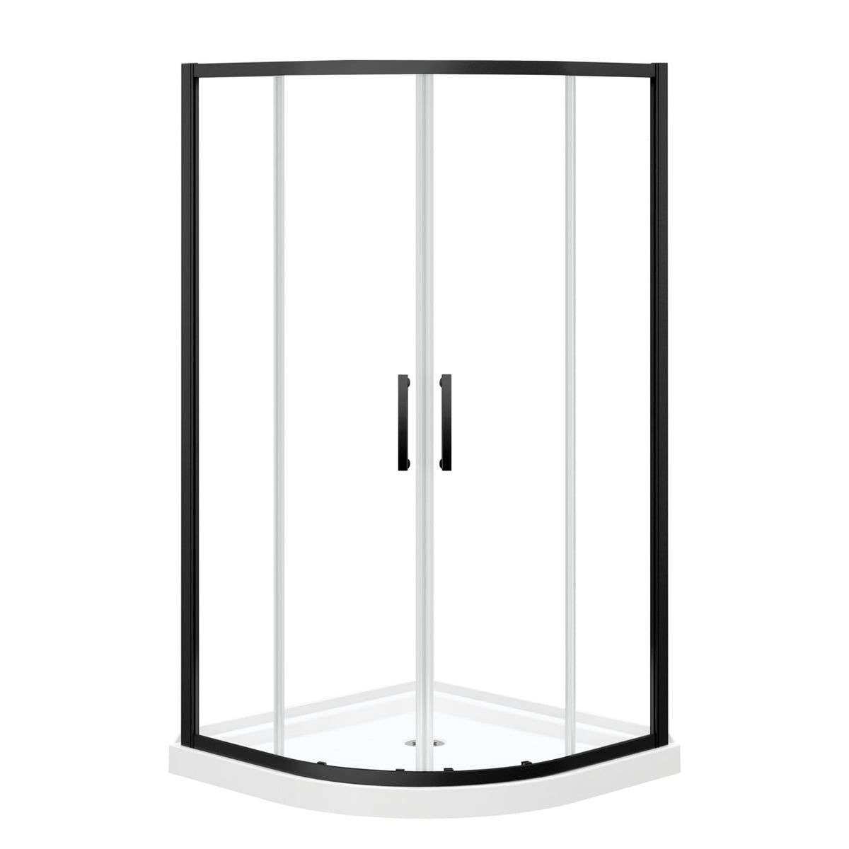 Maax Daisy 38 x 38 Acrylic Center Drain Shower Kit in White - image 8
