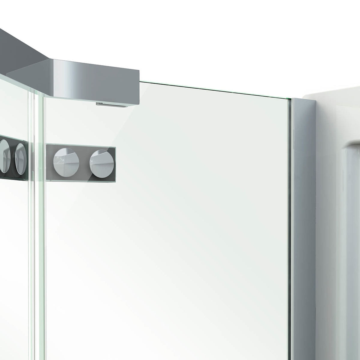 Maax Davana Neo-angle 38 x 38 x 75 in 8mm Pivot Shower Door for Corner Installation - image 2