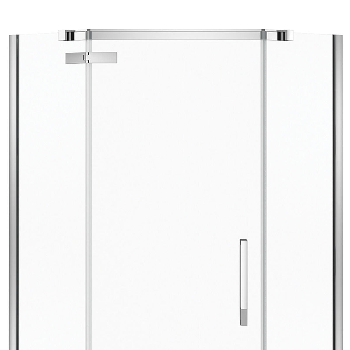 Maax Davana Neo-angle 40 x 40 x 75 in 8mm Pivot Shower Door for Corner Installation - image 4