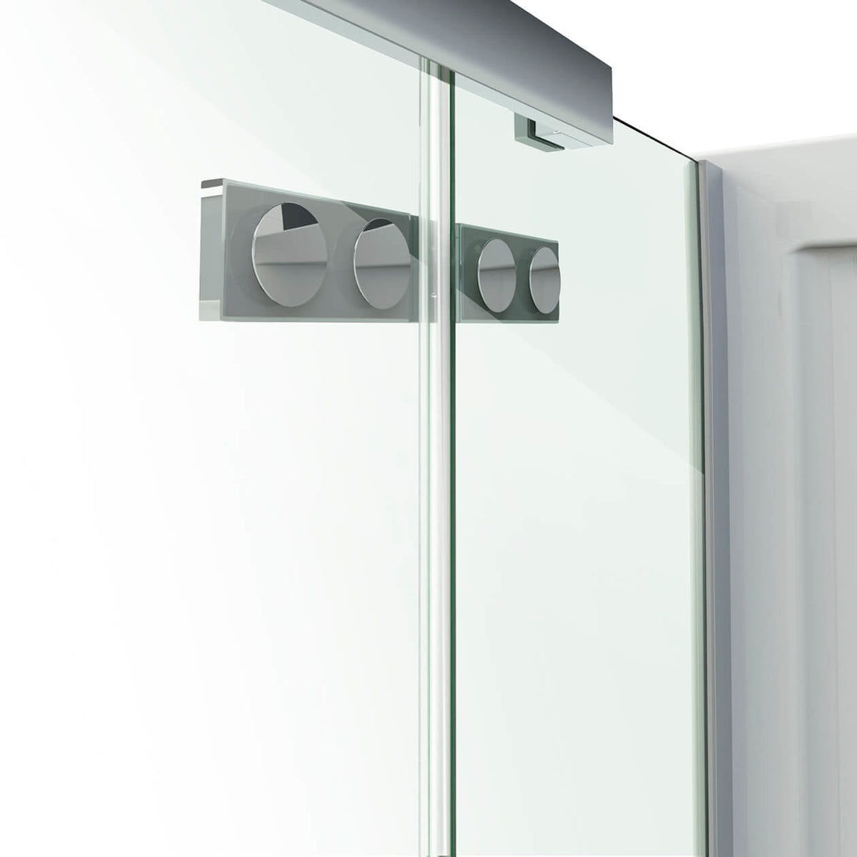 Maax Davana Rectangular 42 x 34 x 75 in 8mm Pivot Shower Door for Corner Installation - image 2