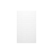 Maax Denso 50 in Solid Surface Glue up Back Wall in White
