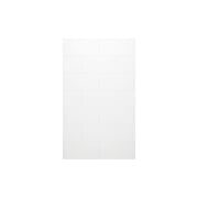 Maax Denso 50 in Solid Surface Glue up Back Wall in White
