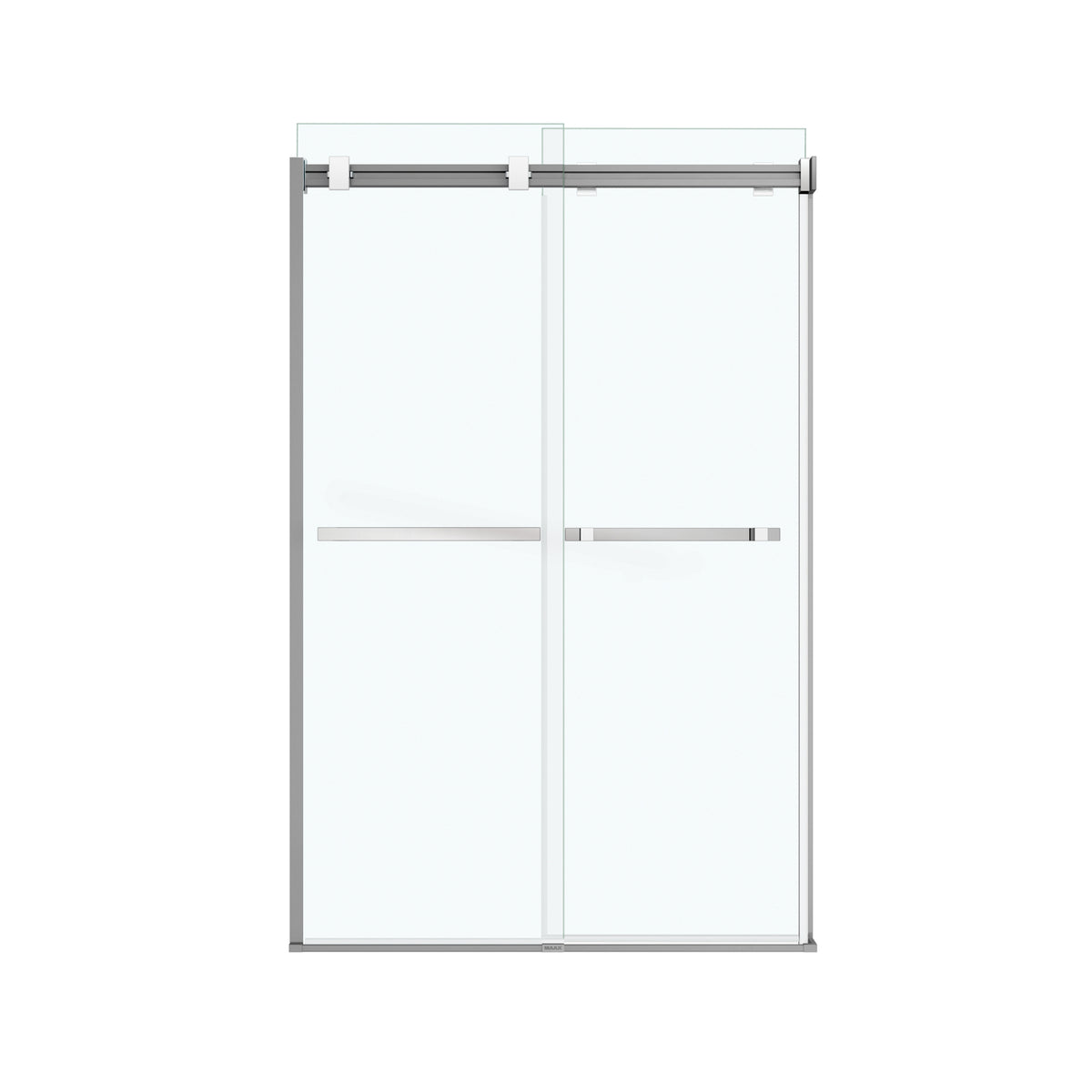 Maax Duel 44-47 x 70 1/2-74 in 8 mm Bypass Shower Door for Alcove Installation - image 12