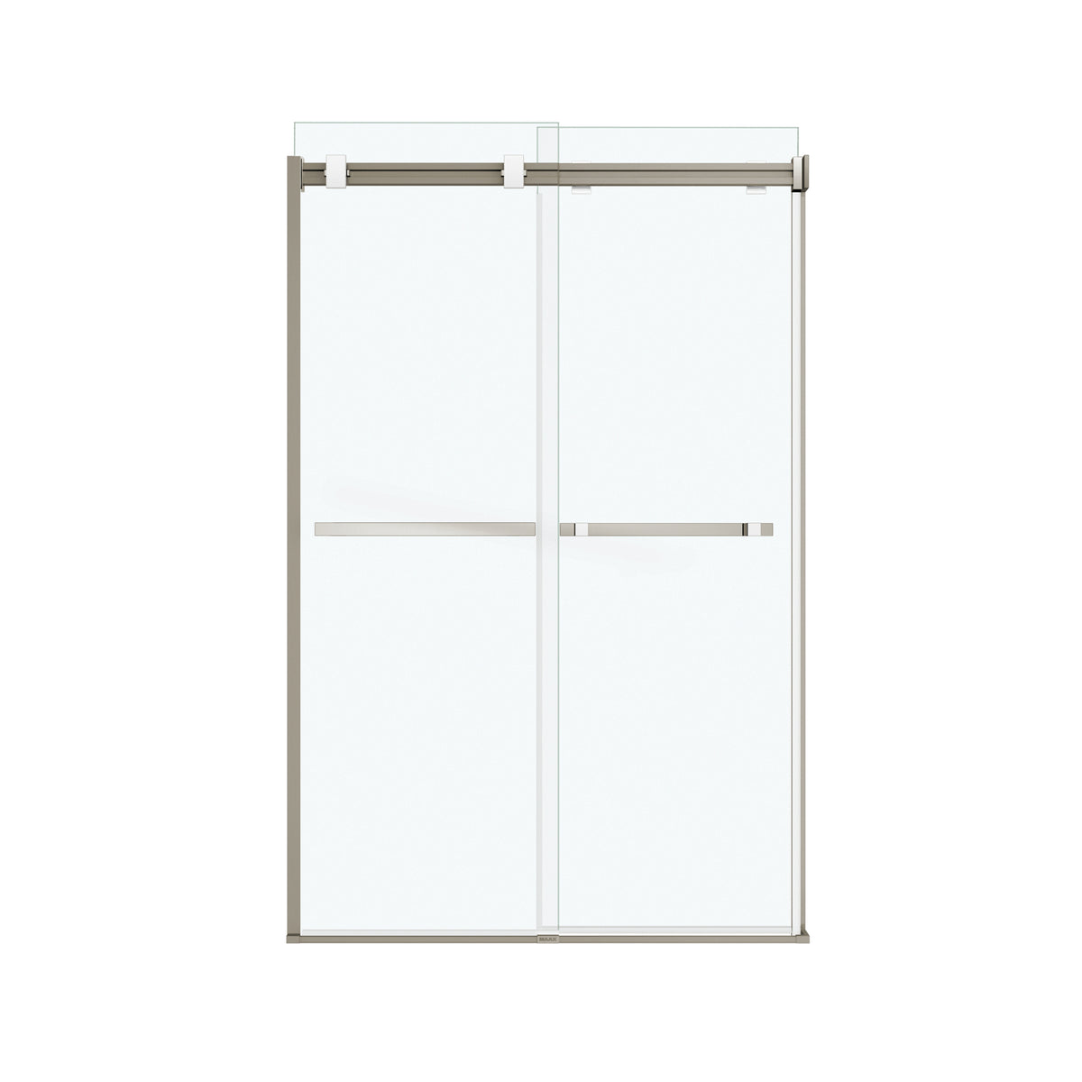Maax Duel 44-47 x 70 1/2-74 in 8 mm Bypass Shower Door for Alcove Installation - image 20