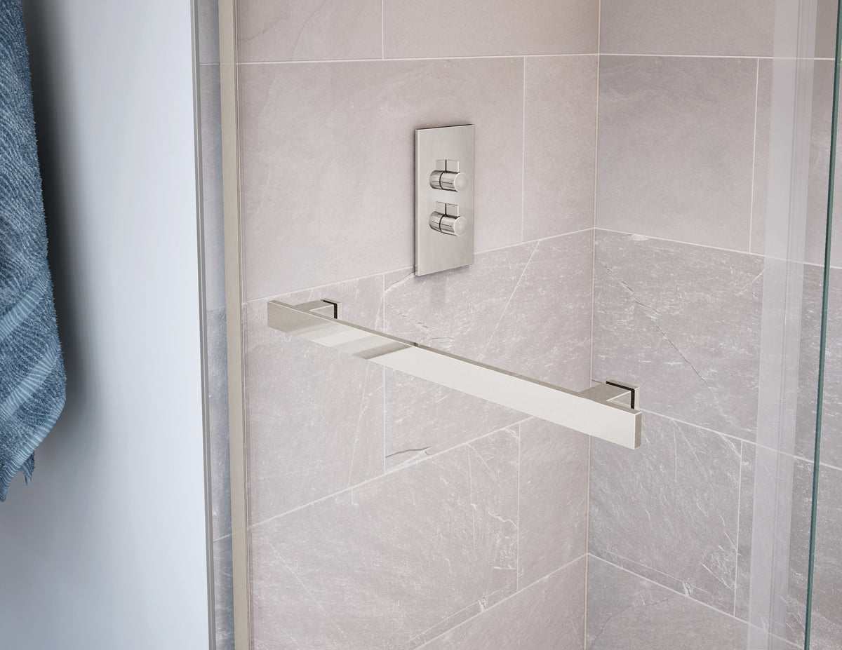 Maax Duel 44-47 x 70 1/2-74 in 8 mm Bypass Shower Door for Alcove Installation - image 25