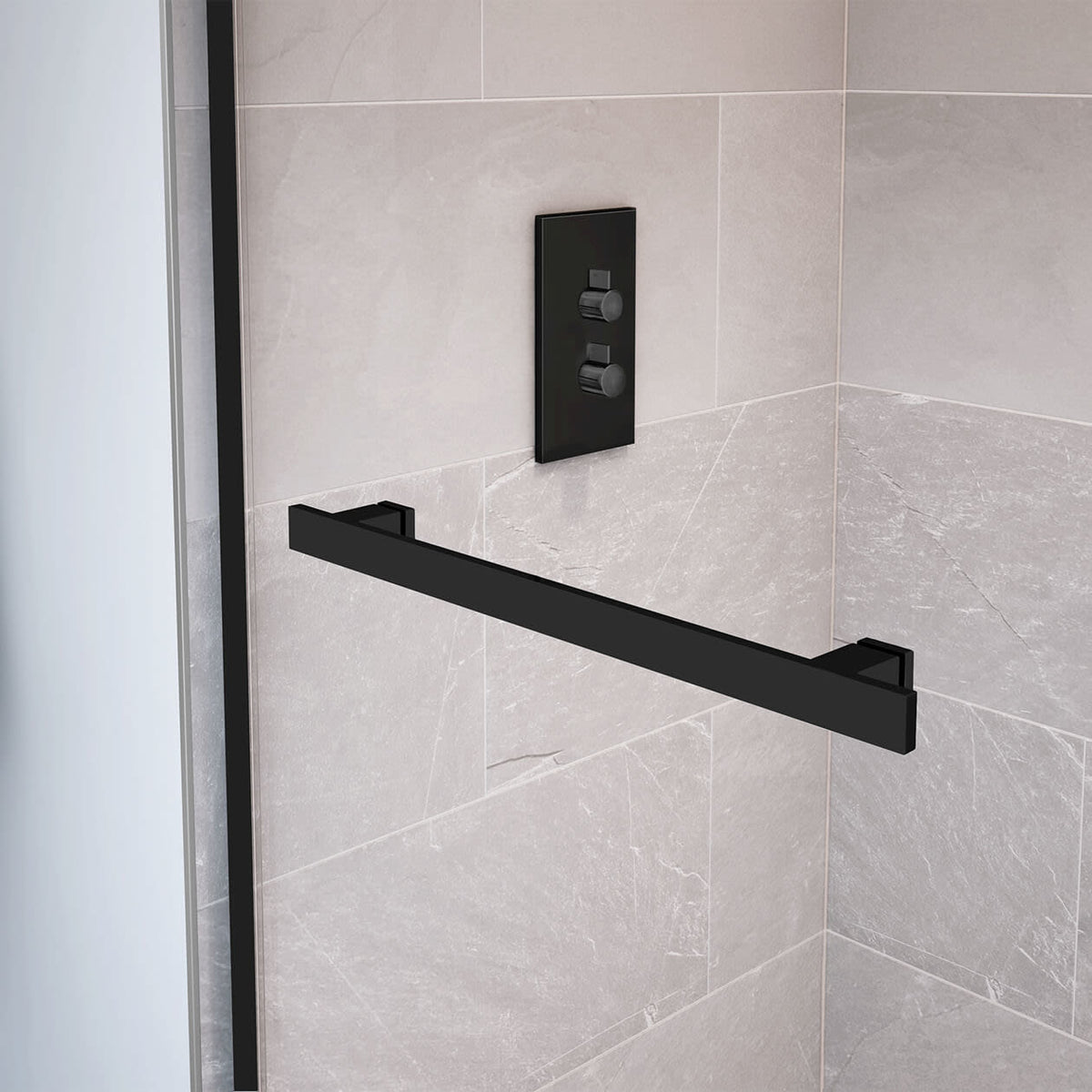 Maax Duel 44-47 x 70 1/2-74 in 8 mm Bypass Shower Door for Alcove Installation - image 30