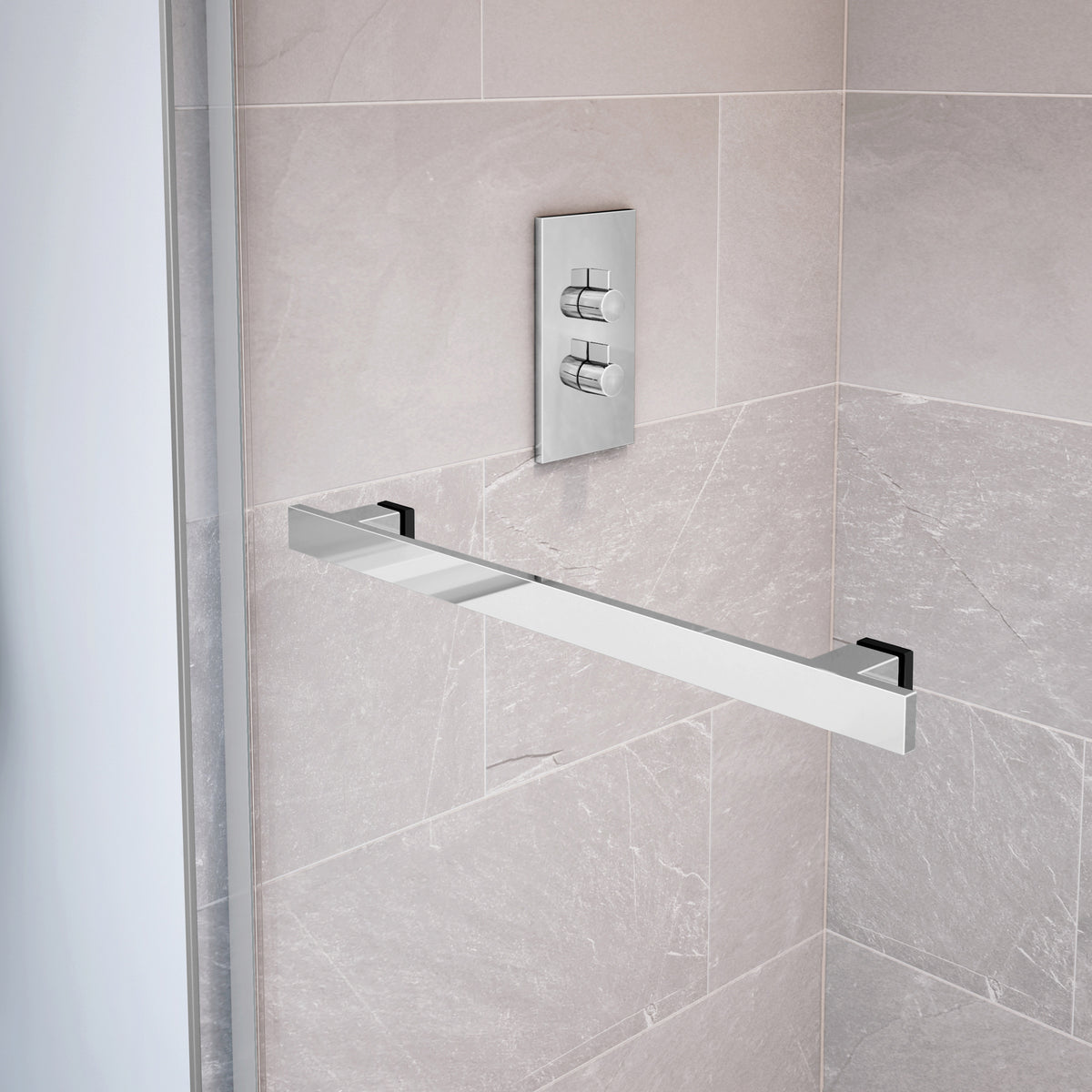 Maax Duel 44-47 x 70 1/2-74 in 8 mm Bypass Shower Door for Alcove Installation - image 34