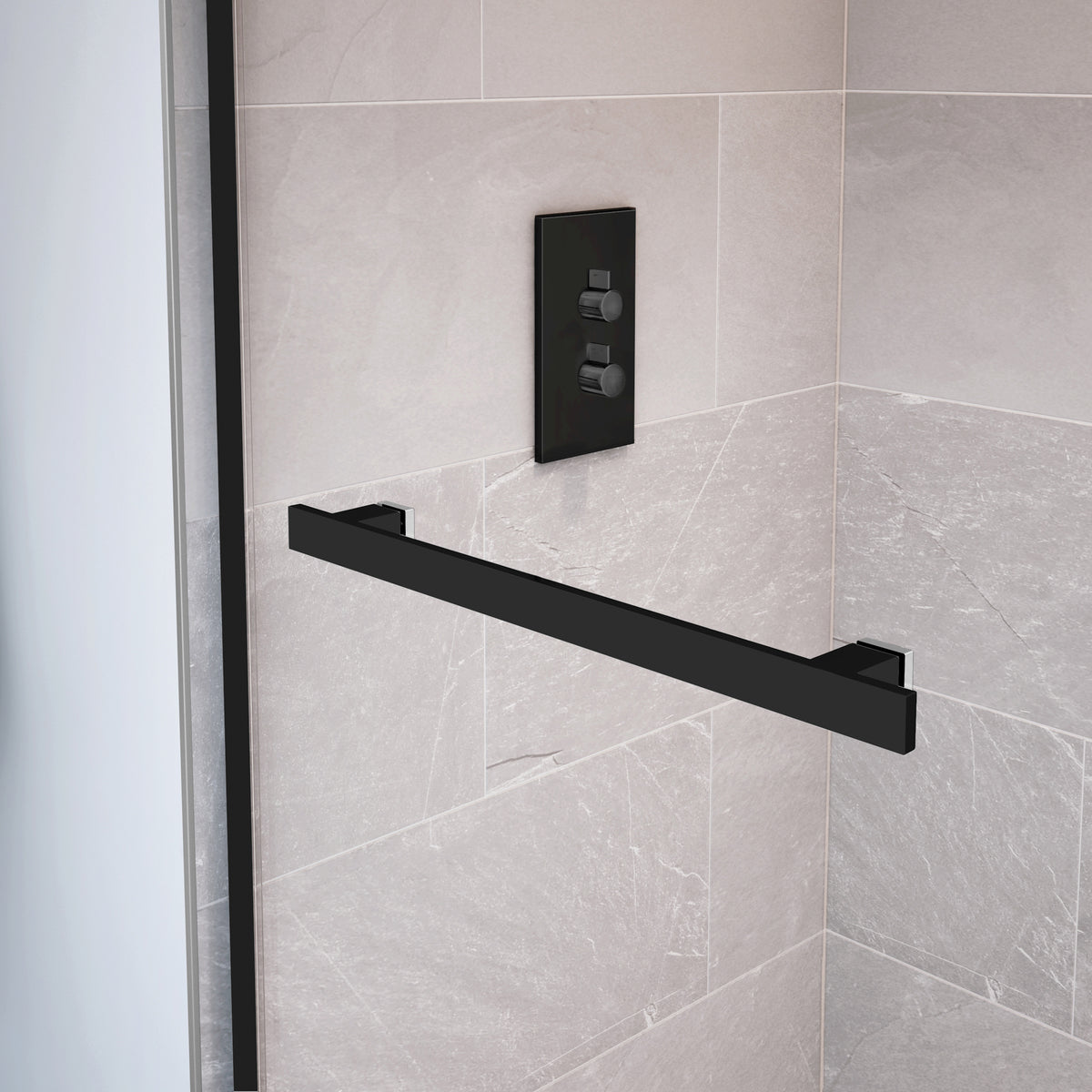 Maax Duel 44-47 x 70 1/2-74 in 8 mm Bypass Shower Door for Alcove Installation - image 38