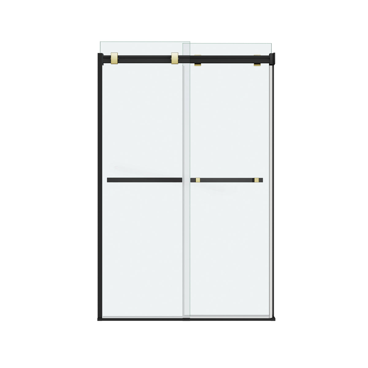 Maax Duel 44-47 x 70 1/2-74 in 8 mm Bypass Shower Door for Alcove Installation - image 41