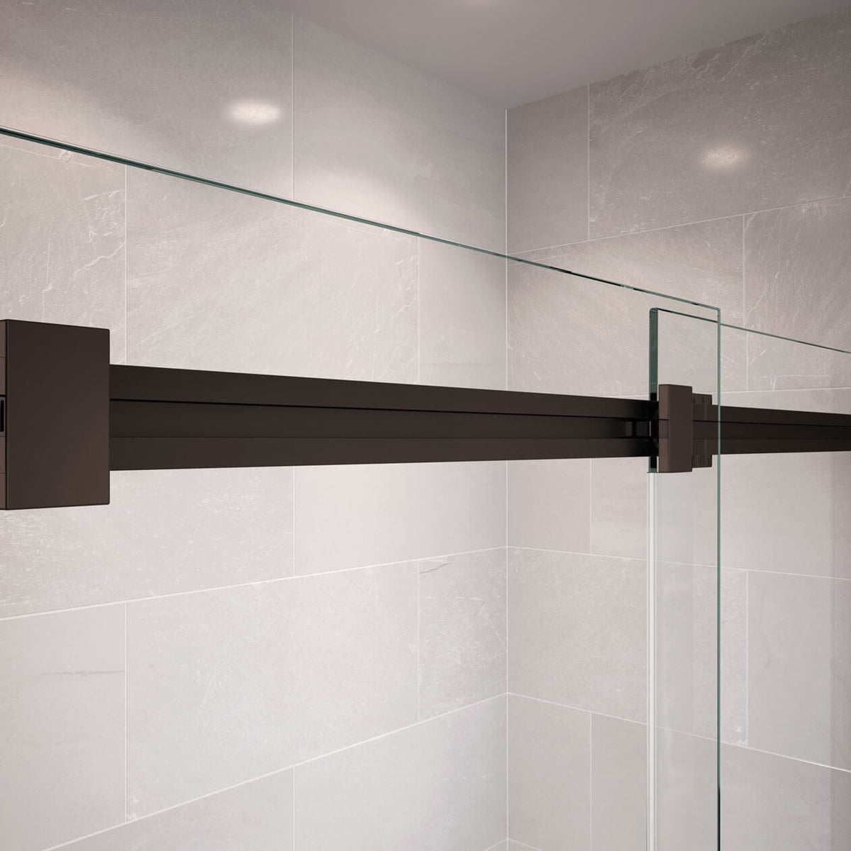 Maax Duel 44-47 x 70 1/2-74 in 8 mm Bypass Shower Door for Alcove Installation - image 7