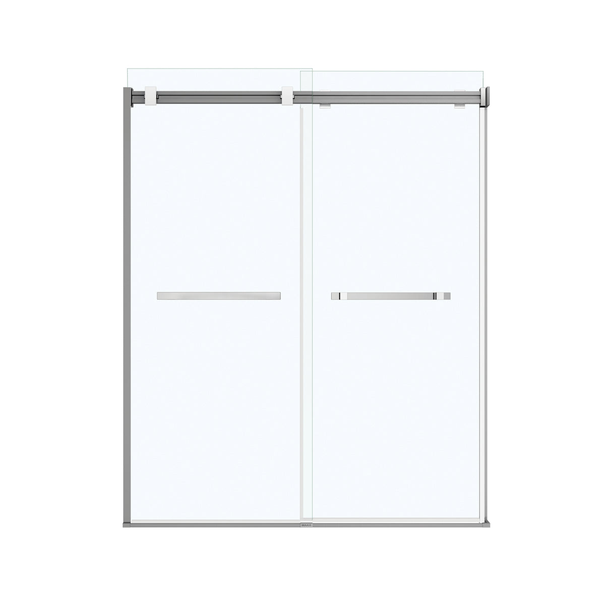 Maax Duel 56-58 ½ x 70 ½-74 in 8mm Bypass Shower Door for Alcove Installation - image 13