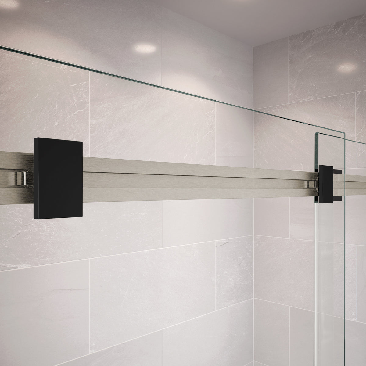 Maax Duel 56-58 ½ x 70 ½-74 in 8mm Bypass Shower Door for Alcove Installation - image 16