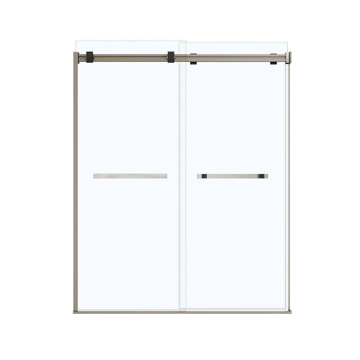 Maax Duel 56-58 ½ x 70 ½-74 in 8mm Bypass Shower Door for Alcove Installation - image 17