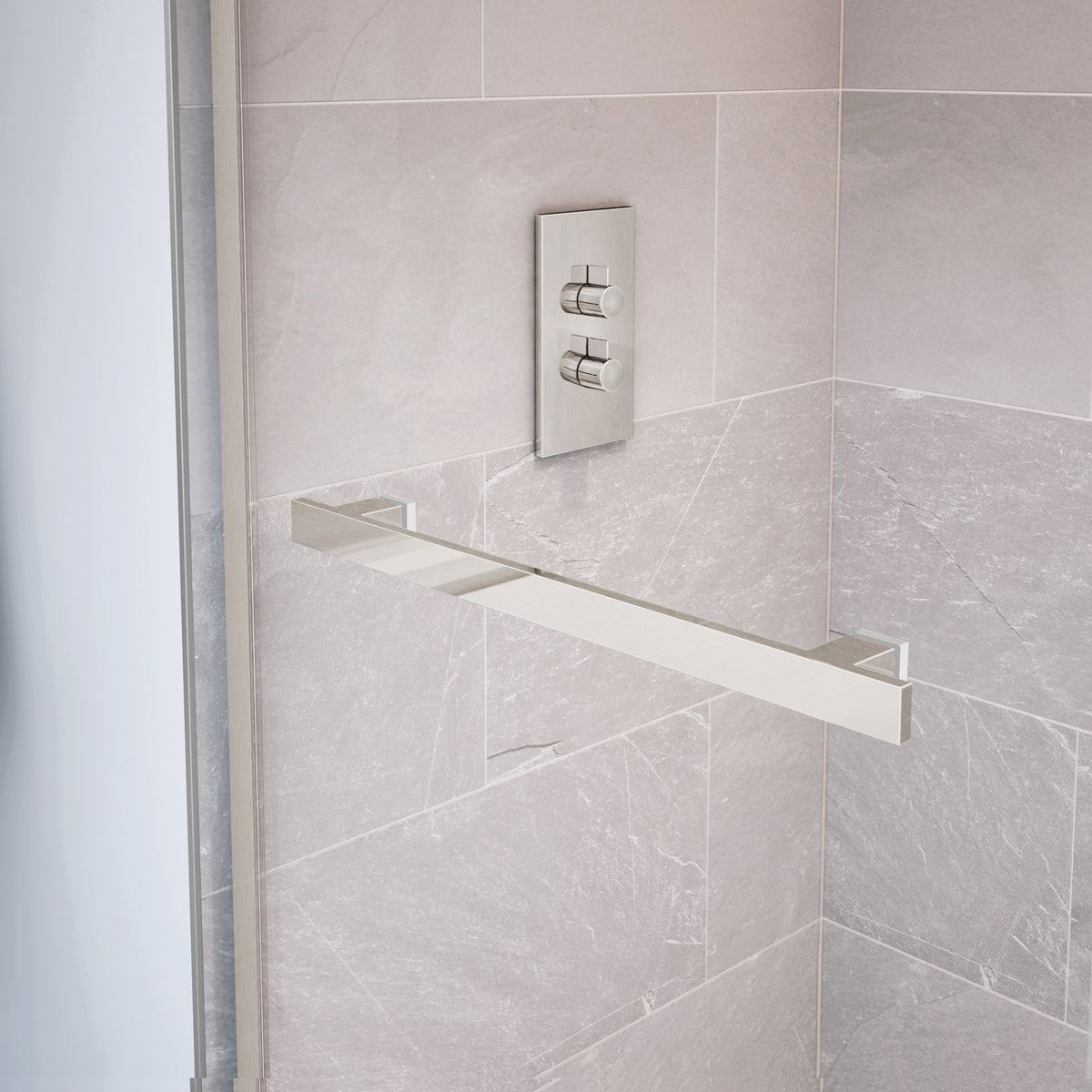 Maax Duel 56-58 ½ x 70 ½-74 in 8mm Bypass Shower Door for Alcove Installation - image 19