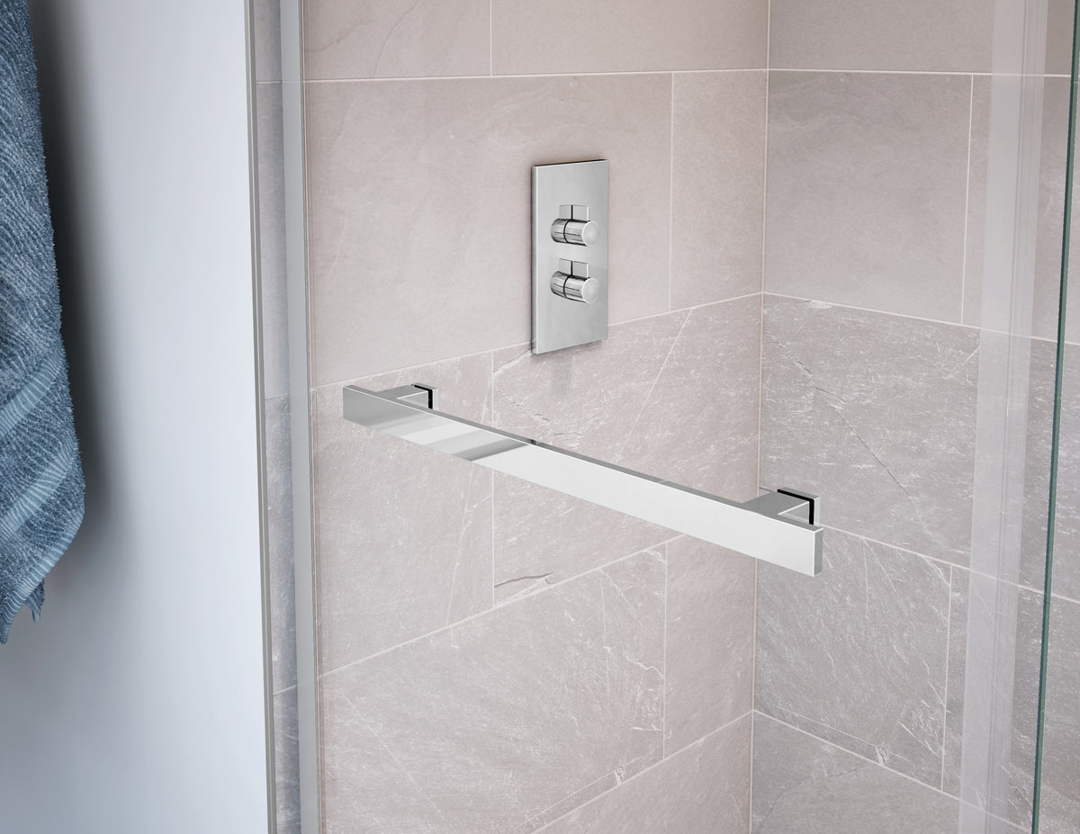 Maax Duel 56-58 ½ x 70 ½-74 in 8mm Bypass Shower Door for Alcove Installation - image 2