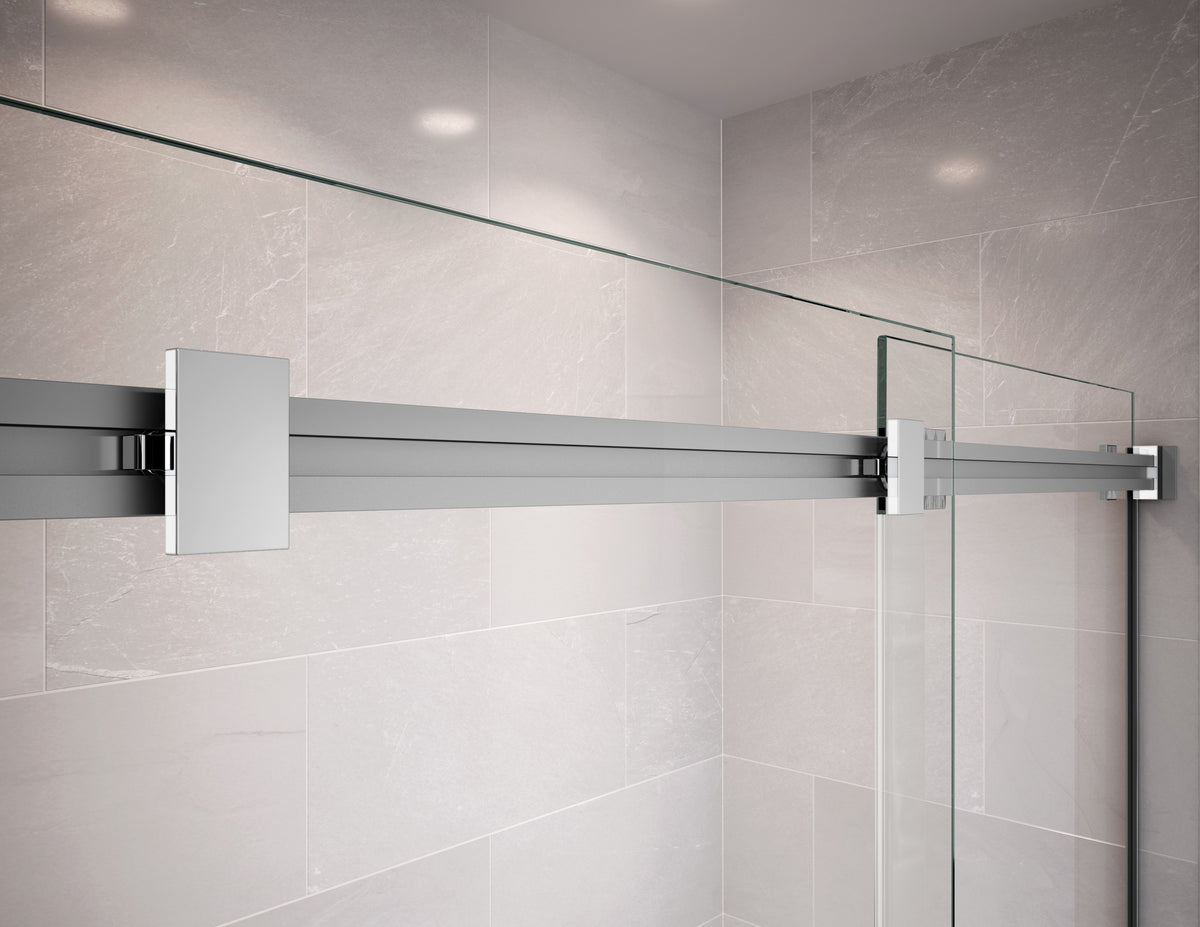 Maax Duel 56-58 ½ x 70 ½-74 in 8mm Bypass Shower Door for Alcove Installation - image 3