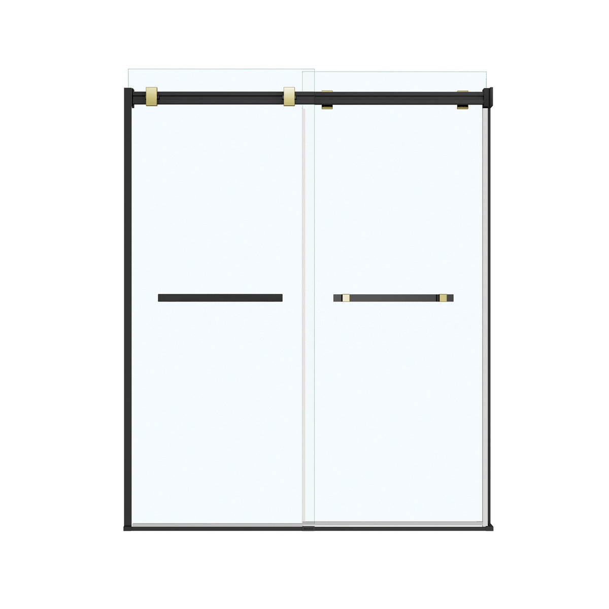 Maax Duel 56-58 ½ x 70 ½-74 in 8mm Bypass Shower Door for Alcove Installation - image 41